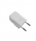 SLIM PLUG EURI-M 2.5A 250V WHITE 8002890 VITO