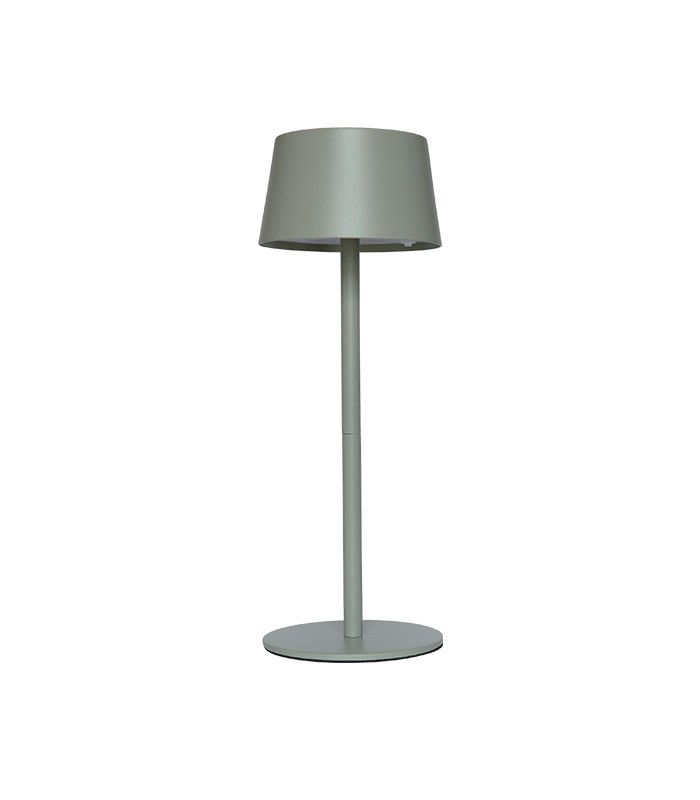 RECHARGEABLE TABLE LAMP AURORA 3W 3000K OLIVE GREEN 3xDIM 5V-USB LI-ION IP44   5301840 VITO