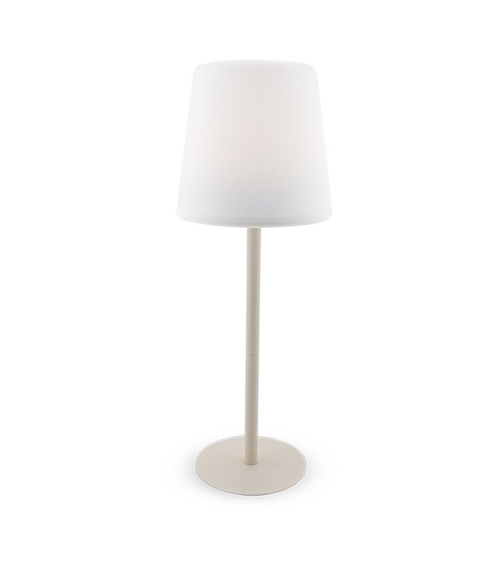 RECHARGEABLE TABLE LAMP HELIOS 2W 3CCT+RGB WHITE STEPLESS DIM FLAME EFFECT 5V-USB LI-ION IP44   5301860 VITO