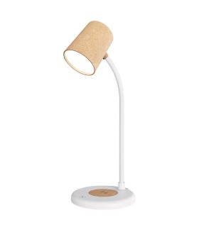 CORCKY 3IN1 BT SPEAKER-TABLE LAMP-15W WIRELESS CHARGER WHITE 5901060 VITO