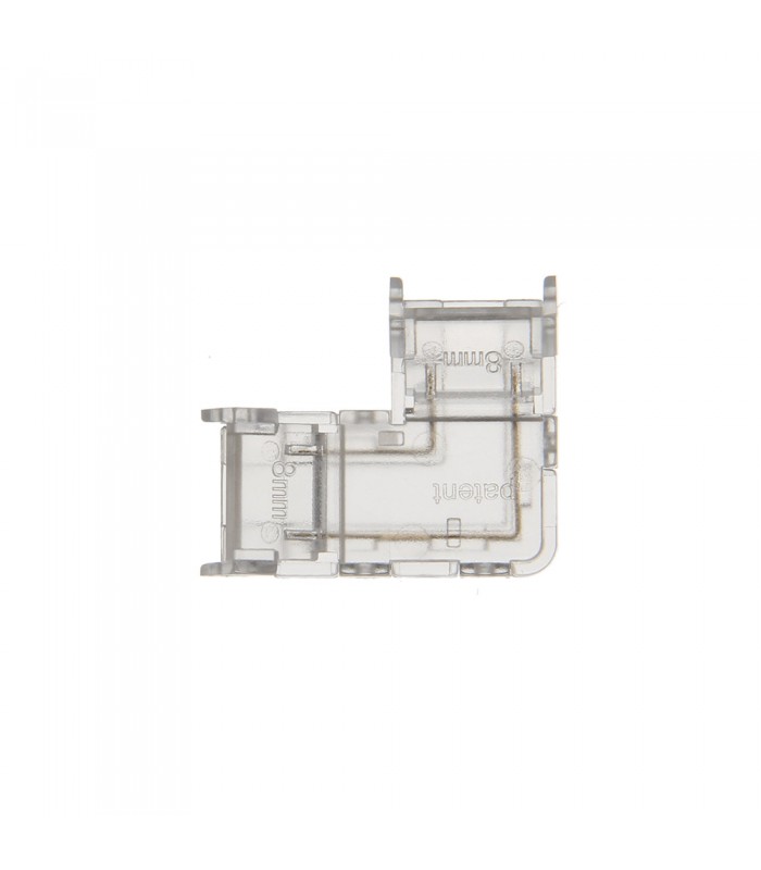 LED STRIP CONNECTOR CONMC5 5MM-SINGLE L-SHAPE TRANSPARENT 2PCS-BAG 5520470 VITO