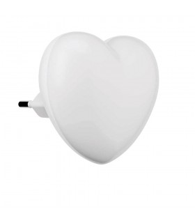 MINI LED NIGHT LAMP LOVE 0.5W 2700K WHITE 220V EU.PLUG LIGHT SENSOR 5200730 VITO