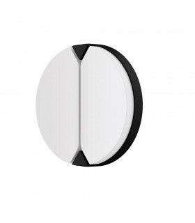 PLASTIC LED BULKHEAD ALBION 20W 3CCT (3000K/4000K/6500K) 2200Lm Ø200*37MM IP65 BLACK   3401340 VITO