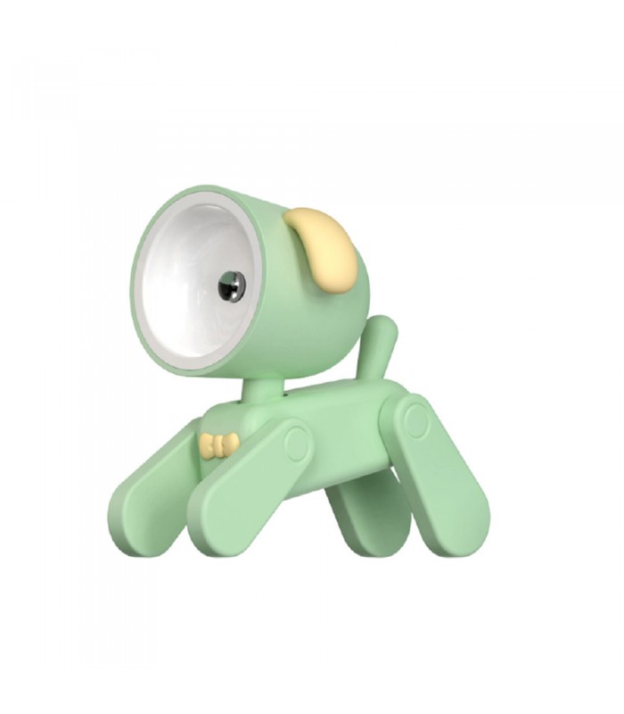 MINI LED NIGHT LAMP DOG GREEN 1W 3000K 50Lm TOUCH CONTROL 14500 Li BATTERY 5200790 VITO