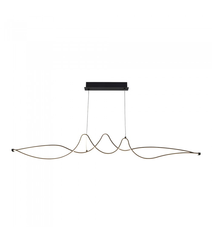 DECORATIVE LED LIGHTING FIXTURE SUSAN 1200*1150*H60MM 24W 4000K 2280Lm BLACK 2028160