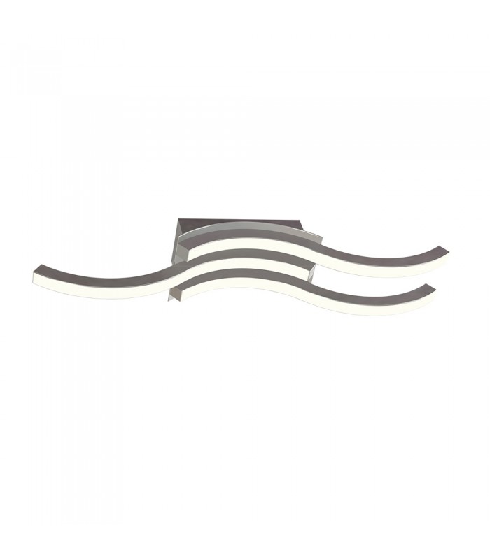 DECORATIVE LED LIGHTING FIXTURE LUNAR 440*123*H73 12W 3CCT-DIP (3000K/4000K/6000K) 1080Lm SILVER 2028650