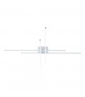 DECORATIVE LED LIGHTING FIXTURE STELLA 1000*1000*H100MM 40W 4000K 2600Lm WHITE 2028220