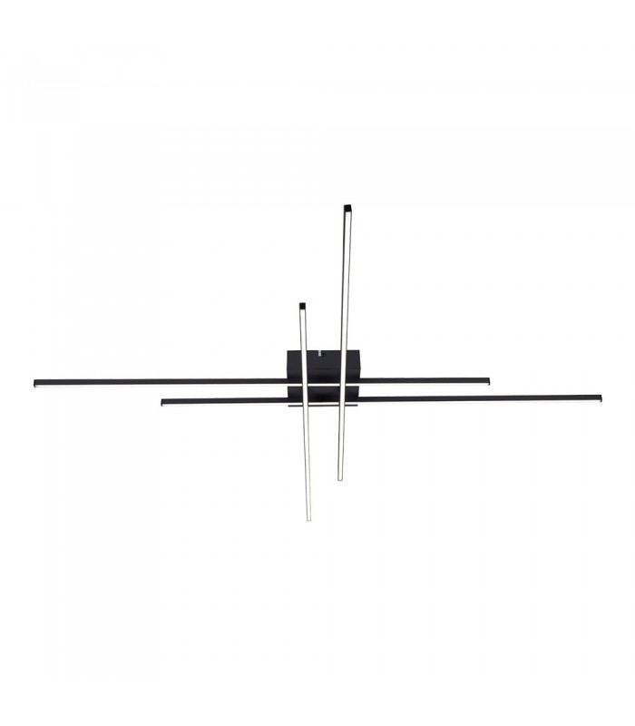 DECORATIVE LED LIGHTING FIXTURE STELLA 1000*1000*H100MM 40W 4000K 2600Lm BLACK 2028210