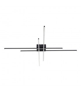 DECORATIVE LED LIGHTING FIXTURE STELLA 1000*1000*H100MM 40W 4000K 2600Lm BLACK 2028210