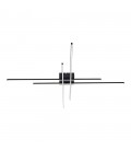 DECORATIVE LED LIGHTING FIXTURE STELLA 1000*1000*H100MM 40W 4000K 2600Lm BLACK 2028210