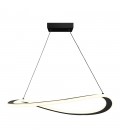DECORATIVE LED LIGHTING FIXTURE ECLIPSE 533*512*H1500 40W 3000K 2800Lm BLACK 2028660