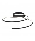 DECORATIVE LED LIGHTING FIXTURE SPIRAL Φ370*H175MM 30W 4000K 2850Lm BLACK 2028100