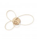DECORATIVE LED LIGHTING FIXTURE FLORA 490*380*H135MM 30W 4000K 2550Lm SAND 2028130