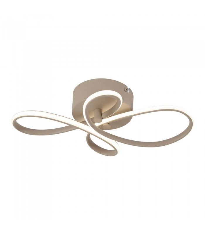DECORATIVE LED LIGHTING FIXTURE LOOPA 270*180*H90MM 20W 4000K 1600Lm SAND 2028060