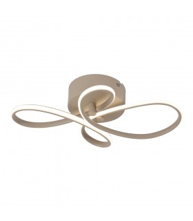 DECORATIVE LED LIGHTING FIXTURE LOOPA 270*180*H90MM 20W 4000K 1600Lm SAND 2028060