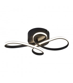 DECORATIVE LED LIGHTING FIXTURE LOOPA 270*180*H90MM 20W 4000K 1600Lm BLACK 2028050
