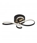 DECORATIVE LED LIGHTING FIXTURE LOOPA 270*180*H90MM 20W 4000K 1600Lm BLACK 2028050