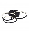 DECORATIVE LED LIGHTING FIXTURE ROXY 325*325*H95MM 20W 4000K 1900Lm BLACK 2028240