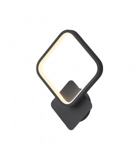 DECORATIVE LIGHTING FIXTURE PRISMA 310x240xH50 12W 3CCT-DIP (3000K/4000K/6500K) 960Lm BLACK 2028500 VITO