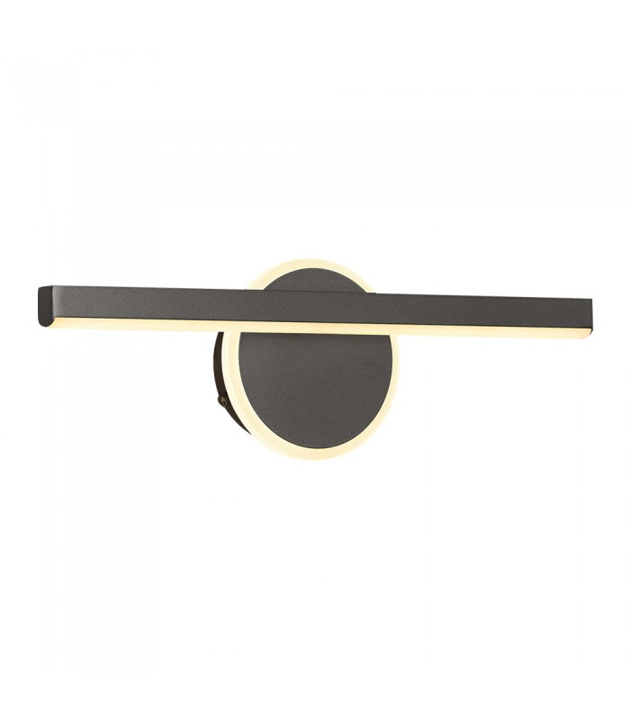 DECORATIVE LIGHTING FIXTURE CIRCLINE 400x130xH60 12W 3CCT-DIP (3000K/4000K/6500K) 840Lm BLACK 2028520 VITO