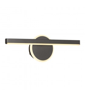 DECORATIVE LIGHTING FIXTURE CIRCLINE 400x130xH60 12W 3CCT-DIP (3000K/4000K/6500K) 840Lm BLACK 2028520 VITO