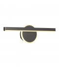 DECORATIVE LIGHTING FIXTURE CIRCLINE 400x130xH60 12W 3CCT-DIP (3000K/4000K/6500K) 840Lm BLACK 2028520 VITO