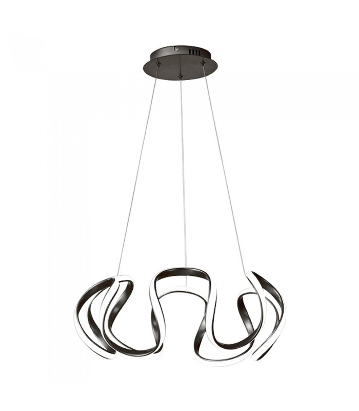 DECORATIVE LIGHTING FIXTURE BLOSSOM D450xH1200 48W 3CCT-DIP (3000K/4000K/6500K) 3360Lm BLACK 2028270 VITO