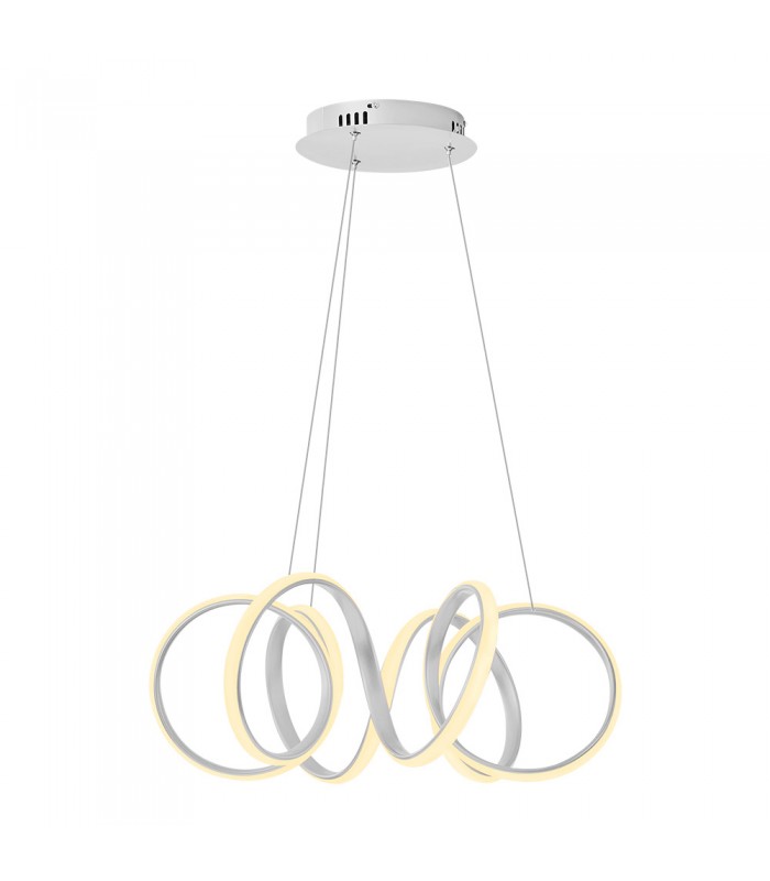 DECORATIVE LIGHTING FIXTURE FIOCCO D500xH1200 56W 3CCT-DIP (3000K/4000K/6500K) 6160Lm WHITE 2028300 VITO