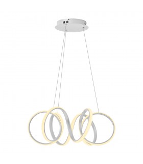 DECORATIVE LIGHTING FIXTURE FIOCCO D500xH1200 56W 3CCT-DIP (3000K/4000K/6500K) 6160Lm WHITE 2028300 VITO