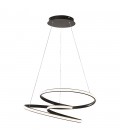 DECORATIVE LIGHTING FIXTURE TWIRL D500xH1200 45W 3CCT-DIP (3000K/4000K/6500K) 3150Lm BLACK 2028310 VITO