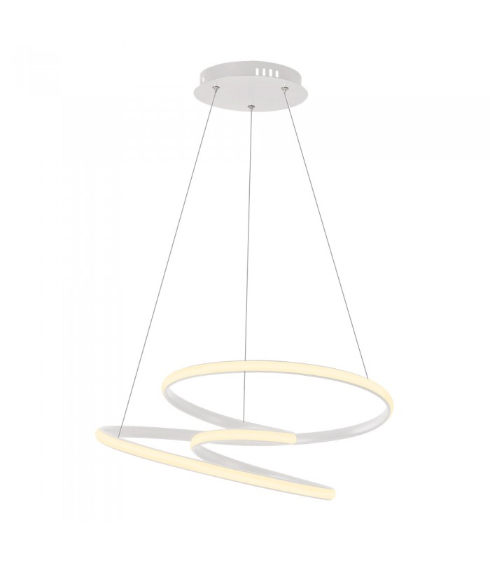 DECORATIVE LIGHTING FIXTURE TWIRL D500xH1200 45W 3CCT-DIP (3000K/4000K/6500K) 3150Lm WHITE 2028320 VITO