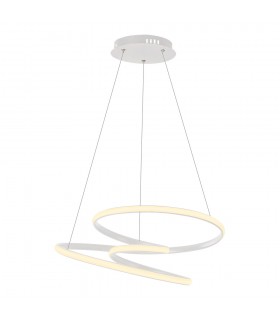 DECORATIVE LIGHTING FIXTURE TWIRL D500xH1200 45W 3CCT-DIP (3000K/4000K/6500K) 3150Lm WHITE 2028320 VITO