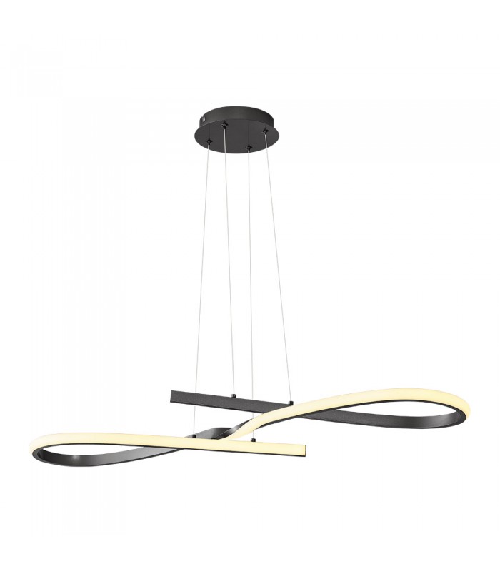 DECORATIVE LIGHTING FIXTURE TWIST 850x210xH1200 32W 3CCT-DIP (3000K/4000K/6500K) 3520Lm BLACK 2028330 VITO