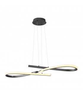 DECORATIVE LIGHTING FIXTURE TWIST 850x210xH1200 32W 3CCT-DIP (3000K/4000K/6500K) 3520Lm BLACK 2028330 VITO