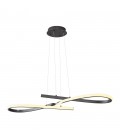 DECORATIVE LIGHTING FIXTURE TWIST 850x210xH1200 32W 3CCT-DIP (3000K/4000K/6500K) 3520Lm BLACK 2028330 VITO