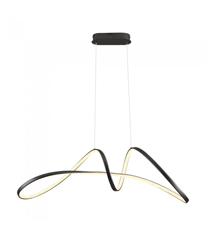 DECORATIVE LIGHTING FIXTURE VORTEX 890x270xH280 45W 3CCT-DIP (3000K/4000K/6500K) 4050Lm BLACK 2028370 VITO