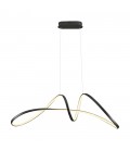 DECORATIVE LIGHTING FIXTURE VORTEX 890x270xH280 45W 3CCT-DIP (3000K/4000K/6500K) 4050Lm BLACK 2028370 VITO