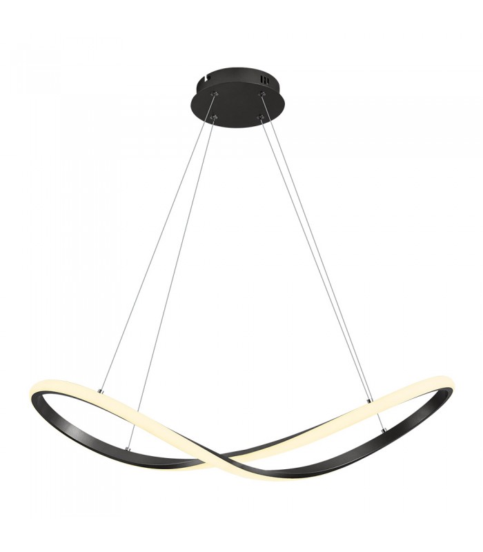 DECORATIVE LIGHTING FIXTURE PAPILLON 690x260xH130 30W 3CCT-DIP (3000K/4000K/6500K) 2100Lm BLACK 2028390 VITO