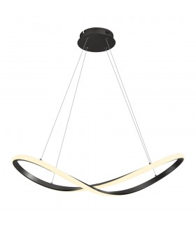 DECORATIVE LIGHTING FIXTURE PAPILLON 690x260xH130 30W 3CCT-DIP (3000K/4000K/6500K) 2100Lm BLACK 2028390 VITO