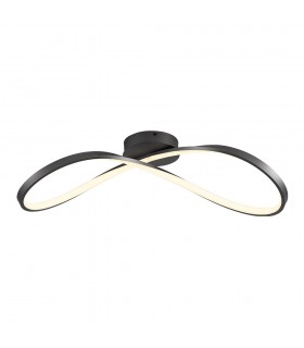 DECORATIVE LIGHTING FIXTURE RIBBON 680x260xH180 36W 3CCT-DIP (3000K/4000K/6500K) 2520Lm BLACK 2028430 VITO