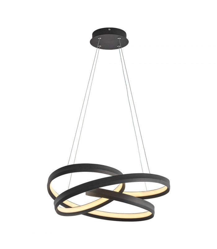 DECORATIVE LIGHTING FIXTURE AURELIA D500xH1000 45W 3CCT-DIP (3000K/4000K/6500K) 3150Lm BLACK 2028560 VITO