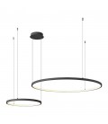 DECORATIVE LIGHTING FIXTURE CELESTIS D400+800xH1000 60W 3CCT-DIP (3000K/4000K/6500K) 4200Lm BLACK 2028600 VITO
