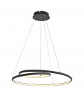 DECORATIVE LIGHTING FIXTURE ZENITH D580xH1000 40W 3CCT-DIP (3000K/4000K/6500K) 2800Lm BLACK 2028620 VITO