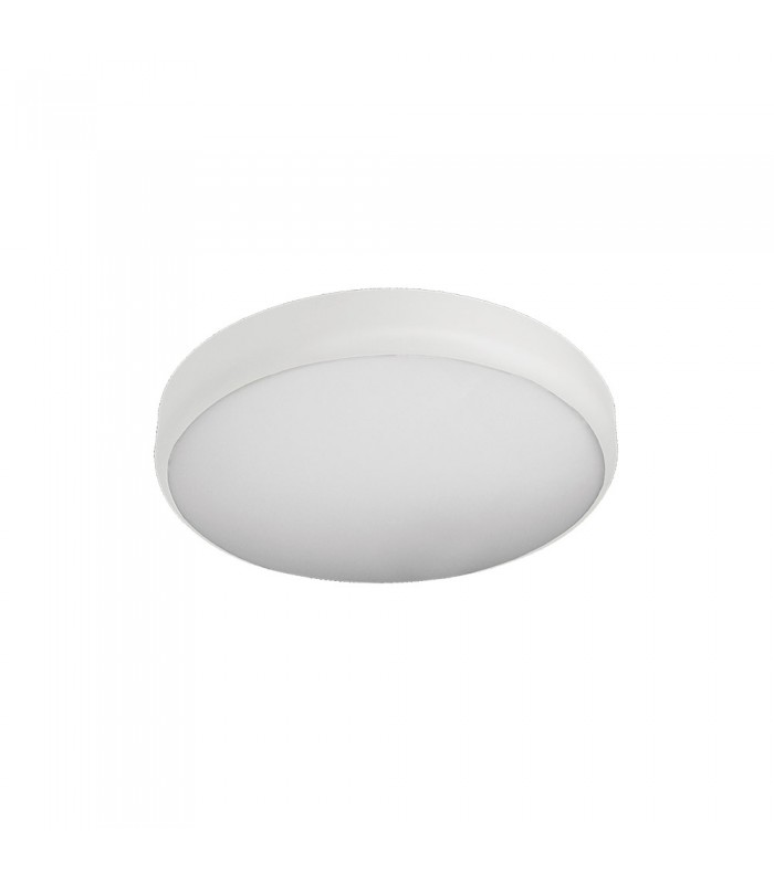 LED CEILING LAMP GENNY 10-15-20W 1000Lm/1500Lm/2000Lm 5CCT(2700K/3000K/4000K/5000K/6500K) D280*H70MM IP44 WHITE MICROWAVE-SENSOR